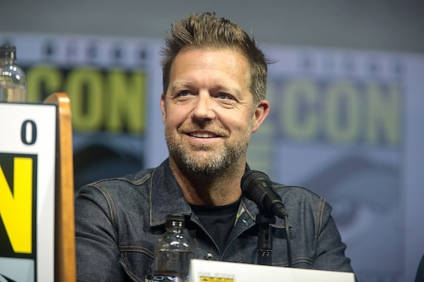David Leitch speaking at the San Diego Comic Con International, for "Deadpool 2", at the San Diego Convention Center in San Diego, California. Photo by Gage Skidmore under CC License.