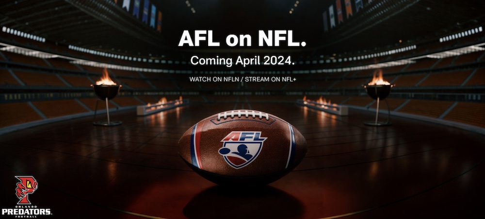 Orlando Predators on NFL Network. Image by orlandopredatorsfootball.com